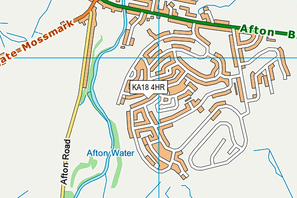 KA18 4HR map - OS VectorMap District (Ordnance Survey) KA18 4HR map - OS VectorMap District (Ordnance Survey)