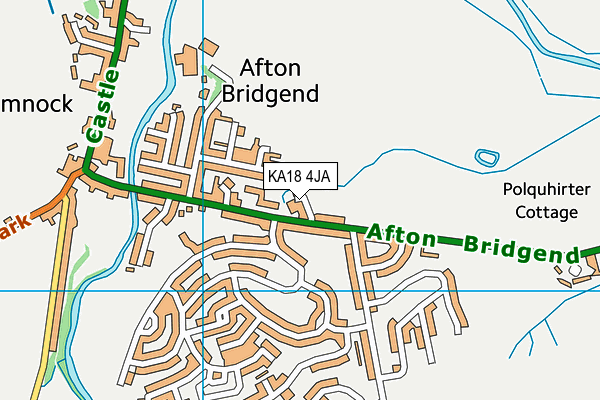 KA18 4JA map - OS VectorMap District (Ordnance Survey)