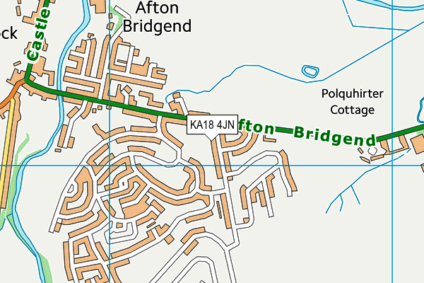 KA18 4JN map - OS VectorMap District (Ordnance Survey) KA18 4JN map - OS VectorMap District (Ordnance Survey)