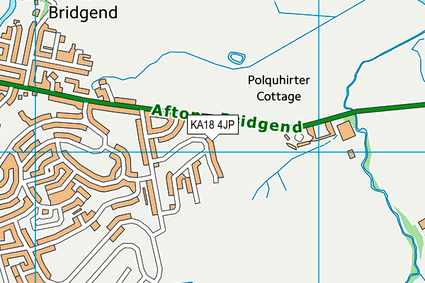 KA18 4JP map - OS VectorMap District (Ordnance Survey) KA18 4JP map - OS VectorMap District (Ordnance Survey)