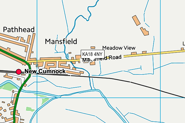 KA18 4NY map - OS VectorMap District (Ordnance Survey) KA18 4NY map - OS VectorMap District (Ordnance Survey)