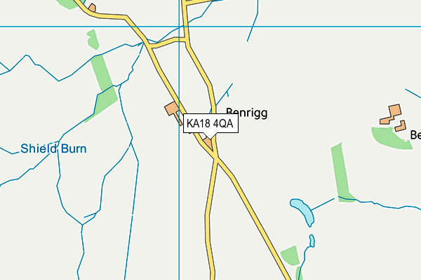 KA18 4QA map - OS VectorMap District (Ordnance Survey) KA18 4QA map - OS VectorMap District (Ordnance Survey)