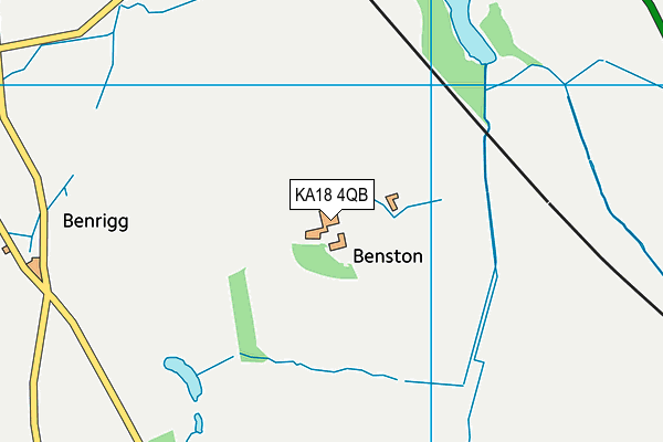 KA18 4QB map - OS VectorMap District (Ordnance Survey) KA18 4QB map - OS VectorMap District (Ordnance Survey)