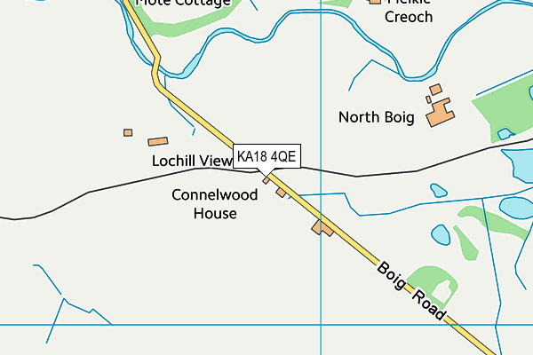 KA18 4QE map - OS VectorMap District (Ordnance Survey) KA18 4QE map - OS VectorMap District (Ordnance Survey)