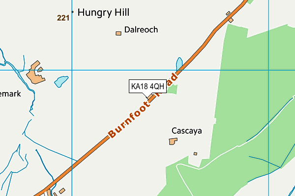 KA18 4QH map - OS VectorMap District (Ordnance Survey) KA18 4QH map - OS VectorMap District (Ordnance Survey)