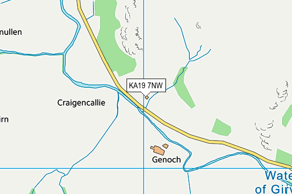 KA19 7NW map - OS VectorMap District (Ordnance Survey) KA19 7NW map - OS VectorMap District (Ordnance Survey)