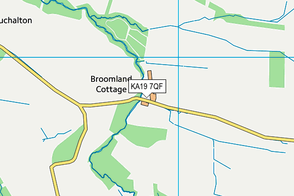 KA19 7QF map - OS VectorMap District (Ordnance Survey) KA19 7QF map - OS VectorMap District (Ordnance Survey)