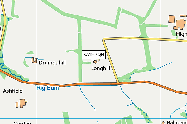 KA19 7QN map - OS VectorMap District (Ordnance Survey) KA19 7QN map - OS VectorMap District (Ordnance Survey)