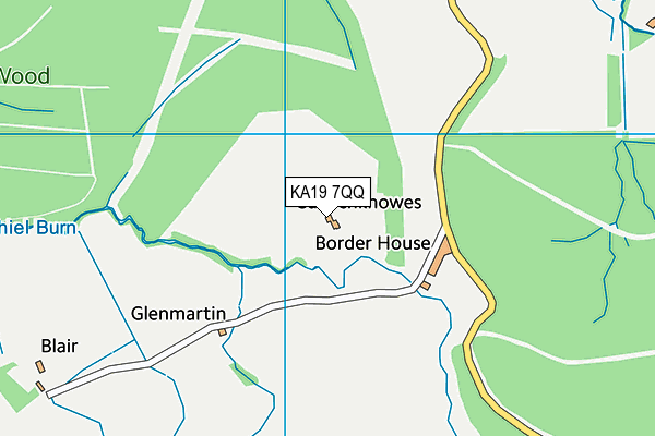 KA19 7QQ map - OS VectorMap District (Ordnance Survey) KA19 7QQ map - OS VectorMap District (Ordnance Survey)