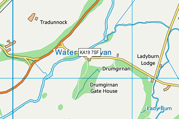 KA19 7SF map - OS VectorMap District (Ordnance Survey) KA19 7SF map - OS VectorMap District (Ordnance Survey)