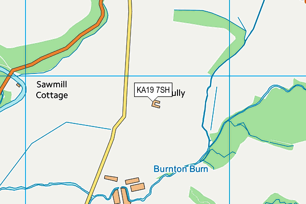 KA19 7SH map - OS VectorMap District (Ordnance Survey) KA19 7SH map - OS VectorMap District (Ordnance Survey)