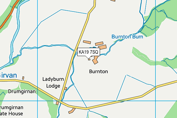 KA19 7SQ map - OS VectorMap District (Ordnance Survey) KA19 7SQ map - OS VectorMap District (Ordnance Survey)