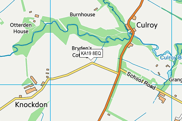 KA19 8EQ map - OS VectorMap District (Ordnance Survey)