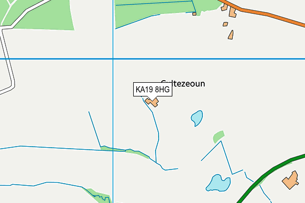 KA19 8HG map - OS VectorMap District (Ordnance Survey) KA19 8HG map - OS VectorMap District (Ordnance Survey)