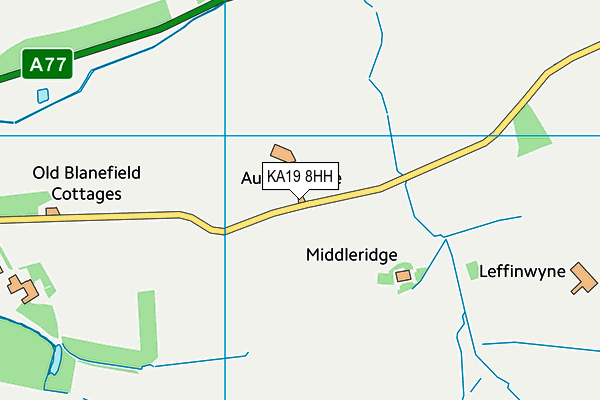 KA19 8HH map - OS VectorMap District (Ordnance Survey) KA19 8HH map - OS VectorMap District (Ordnance Survey)