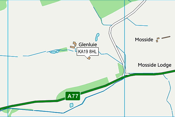 KA19 8HL map - OS VectorMap District (Ordnance Survey) KA19 8HL map - OS VectorMap District (Ordnance Survey)