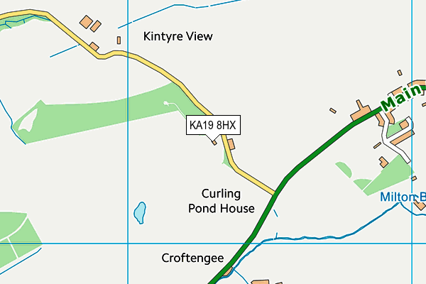 KA19 8HX map - OS VectorMap District (Ordnance Survey) KA19 8HX map - OS VectorMap District (Ordnance Survey)