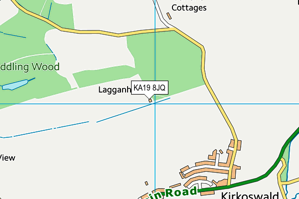 KA19 8JQ map - OS VectorMap District (Ordnance Survey) KA19 8JQ map - OS VectorMap District (Ordnance Survey)