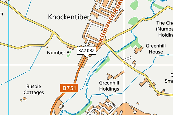 KA2 0BZ map - OS VectorMap District (Ordnance Survey) KA2 0BZ map - OS VectorMap District (Ordnance Survey)