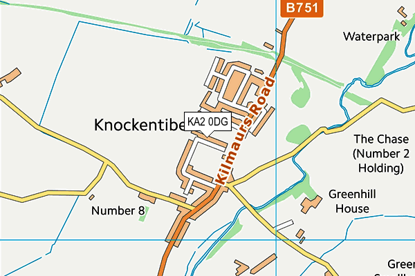 KA2 0DG map - OS VectorMap District (Ordnance Survey) KA2 0DG map - OS VectorMap District (Ordnance Survey)