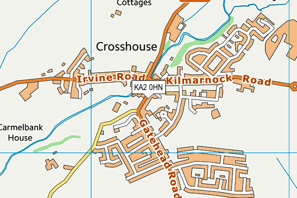 KA2 0HN map - OS VectorMap District (Ordnance Survey) KA2 0HN map - OS VectorMap District (Ordnance Survey)