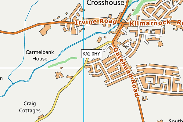 KA2 0HY map - OS VectorMap District (Ordnance Survey) KA2 0HY map - OS VectorMap District (Ordnance Survey)