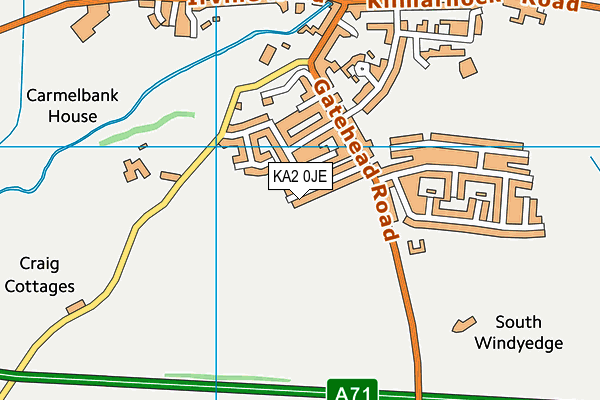 KA2 0JE map - OS VectorMap District (Ordnance Survey) KA2 0JE map - OS VectorMap District (Ordnance Survey)
