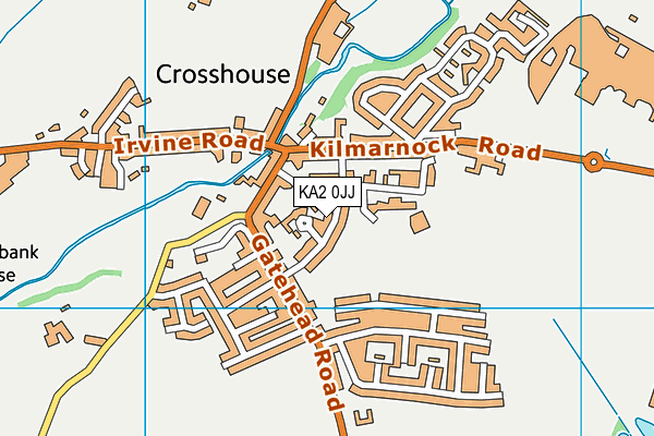 KA2 0JJ map - OS VectorMap District (Ordnance Survey) KA2 0JJ map - OS VectorMap District (Ordnance Survey)