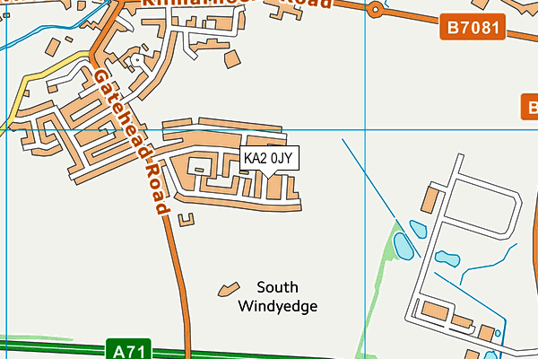 KA2 0JY map - OS VectorMap District (Ordnance Survey) KA2 0JY map - OS VectorMap District (Ordnance Survey)