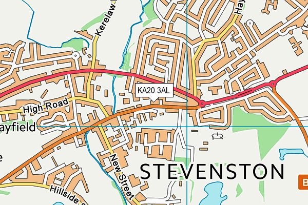 KA20 3AL map - OS VectorMap District (Ordnance Survey) KA20 3AL map - OS VectorMap District (Ordnance Survey)