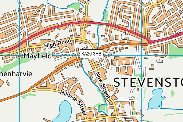 KA20 3HB map - OS VectorMap District (Ordnance Survey) KA20 3HB map - OS VectorMap District (Ordnance Survey)
