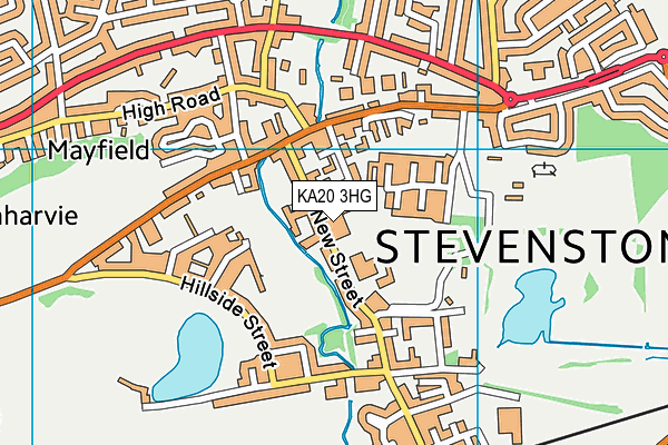 KA20 3HG map - OS VectorMap District (Ordnance Survey) KA20 3HG map - OS VectorMap District (Ordnance Survey)