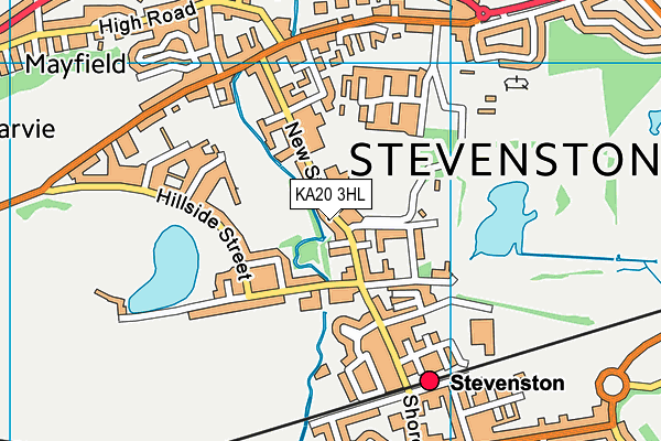 KA20 3HL map - OS VectorMap District (Ordnance Survey) KA20 3HL map - OS VectorMap District (Ordnance Survey)