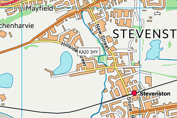 KA20 3HY map - OS VectorMap District (Ordnance Survey) KA20 3HY map - OS VectorMap District (Ordnance Survey)