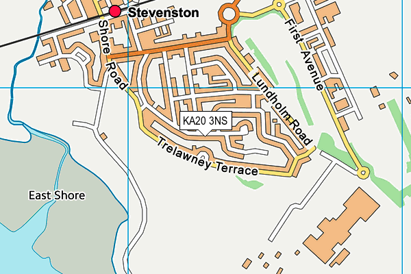 KA20 3NS map - OS VectorMap District (Ordnance Survey) KA20 3NS map - OS VectorMap District (Ordnance Survey)