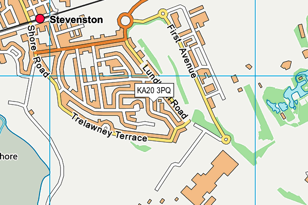 KA20 3PQ map - OS VectorMap District (Ordnance Survey) KA20 3PQ map - OS VectorMap District (Ordnance Survey)