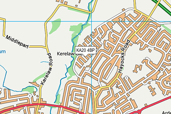 KA20 4BP map - OS VectorMap District (Ordnance Survey) KA20 4BP map - OS VectorMap District (Ordnance Survey)