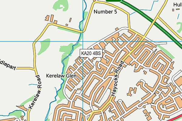 KA20 4BS map - OS VectorMap District (Ordnance Survey) KA20 4BS map - OS VectorMap District (Ordnance Survey)