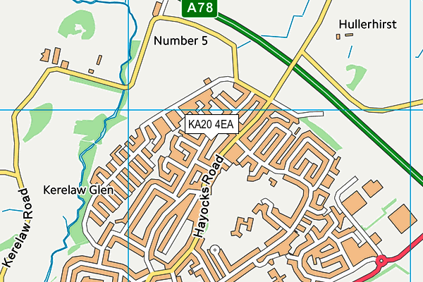 KA20 4EA map - OS VectorMap District (Ordnance Survey) KA20 4EA map - OS VectorMap District (Ordnance Survey)