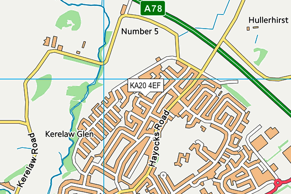 KA20 4EF map - OS VectorMap District (Ordnance Survey) KA20 4EF map - OS VectorMap District (Ordnance Survey)
