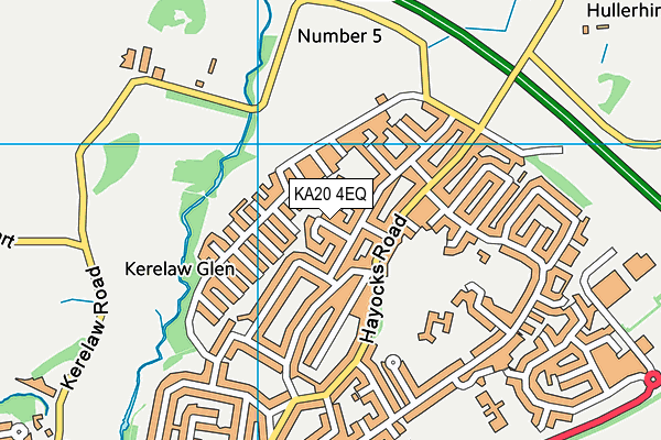 KA20 4EQ map - OS VectorMap District (Ordnance Survey) KA20 4EQ map - OS VectorMap District (Ordnance Survey)