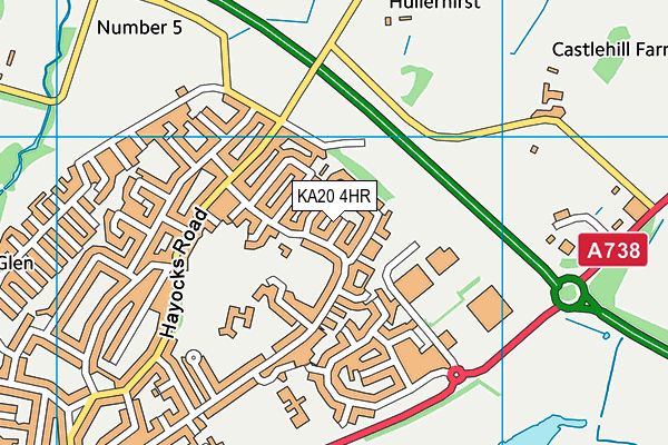KA20 4HR map - OS VectorMap District (Ordnance Survey) KA20 4HR map - OS VectorMap District (Ordnance Survey)