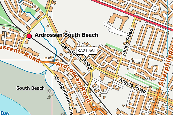 KA21 5AJ map - OS VectorMap District (Ordnance Survey) KA21 5AJ map - OS VectorMap District (Ordnance Survey)