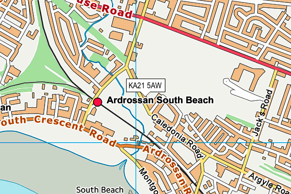 KA21 5AW map - OS VectorMap District (Ordnance Survey) KA21 5AW map - OS VectorMap District (Ordnance Survey)
