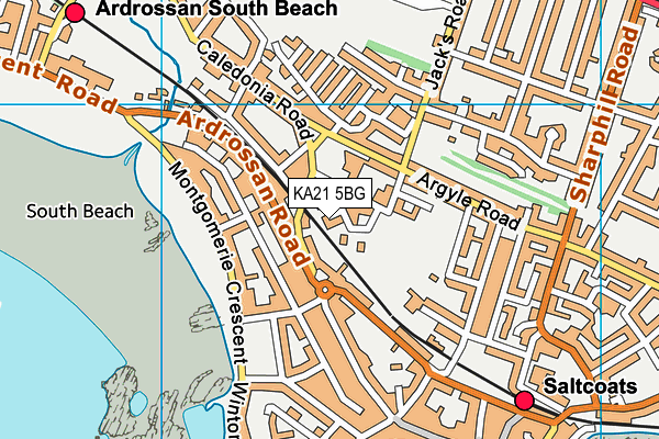 KA21 5BG map - OS VectorMap District (Ordnance Survey) KA21 5BG map - OS VectorMap District (Ordnance Survey)