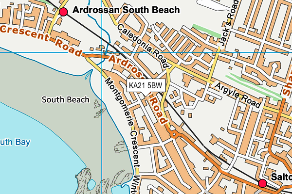 KA21 5BW map - OS VectorMap District (Ordnance Survey) KA21 5BW map - OS VectorMap District (Ordnance Survey)