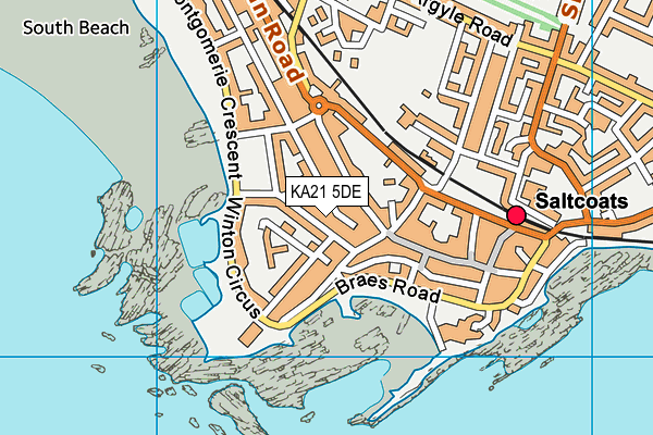 KA21 5DE map - OS VectorMap District (Ordnance Survey) KA21 5DE map - OS VectorMap District (Ordnance Survey)