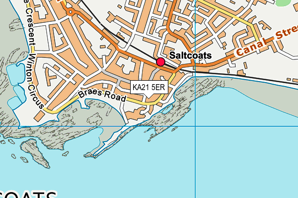 KA21 5ER map - OS VectorMap District (Ordnance Survey) KA21 5ER map - OS VectorMap District (Ordnance Survey)