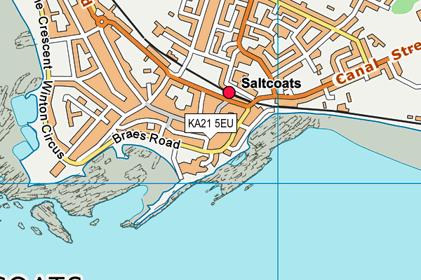KA21 5EU map - OS VectorMap District (Ordnance Survey) KA21 5EU map - OS VectorMap District (Ordnance Survey)