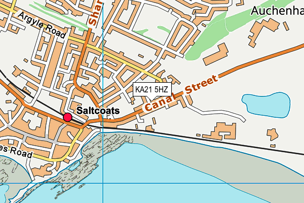 KA21 5HZ map - OS VectorMap District (Ordnance Survey) KA21 5HZ map - OS VectorMap District (Ordnance Survey)